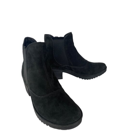 FLY London Leather Ankle Boots - Wote in Black EU 41 US 10 - Picture 13 of 16